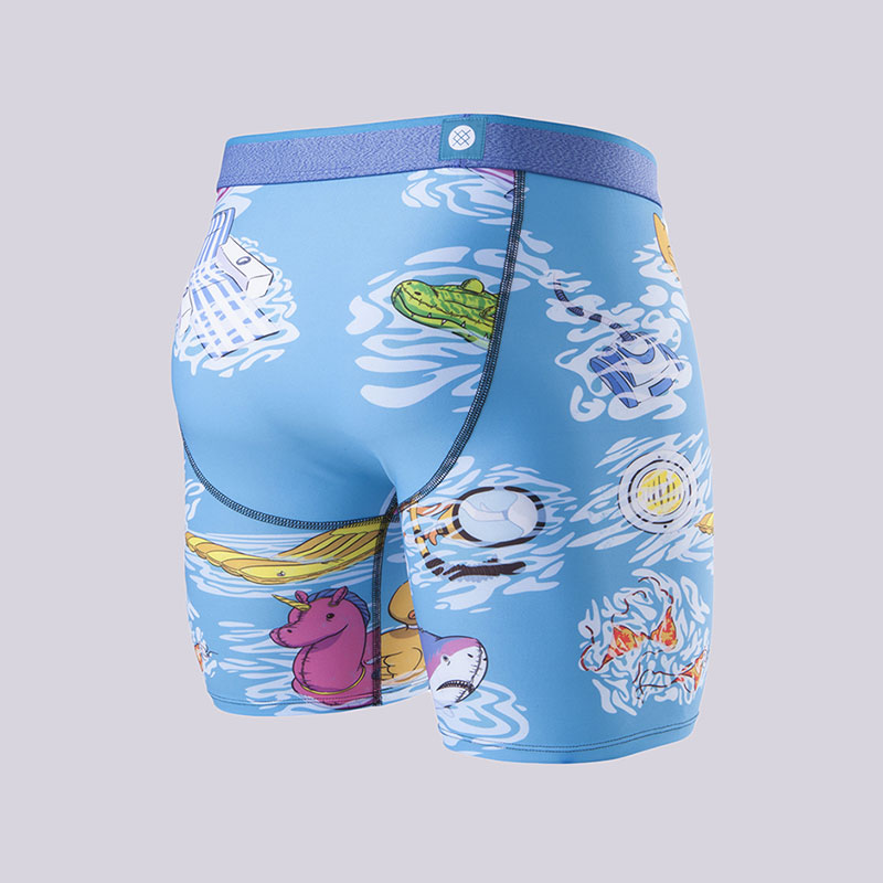 мужские голубые боксеры Stance Boxer Brief Pool Party M803C18POO-MULTI - цена, описание, фото 2